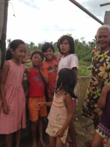 Local kids from the village of Borongon. 